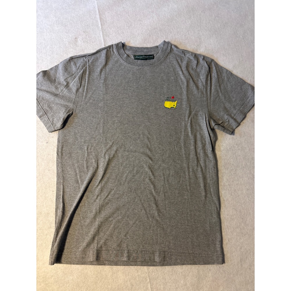Masters Collection T-Shirt Mens Small Gray 2012‎ Tournament Golf  Short Sleeve